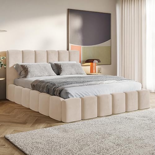 MOTIVENA Nunu Cadre de Lit Bubble 180x200, avec Sommier s…