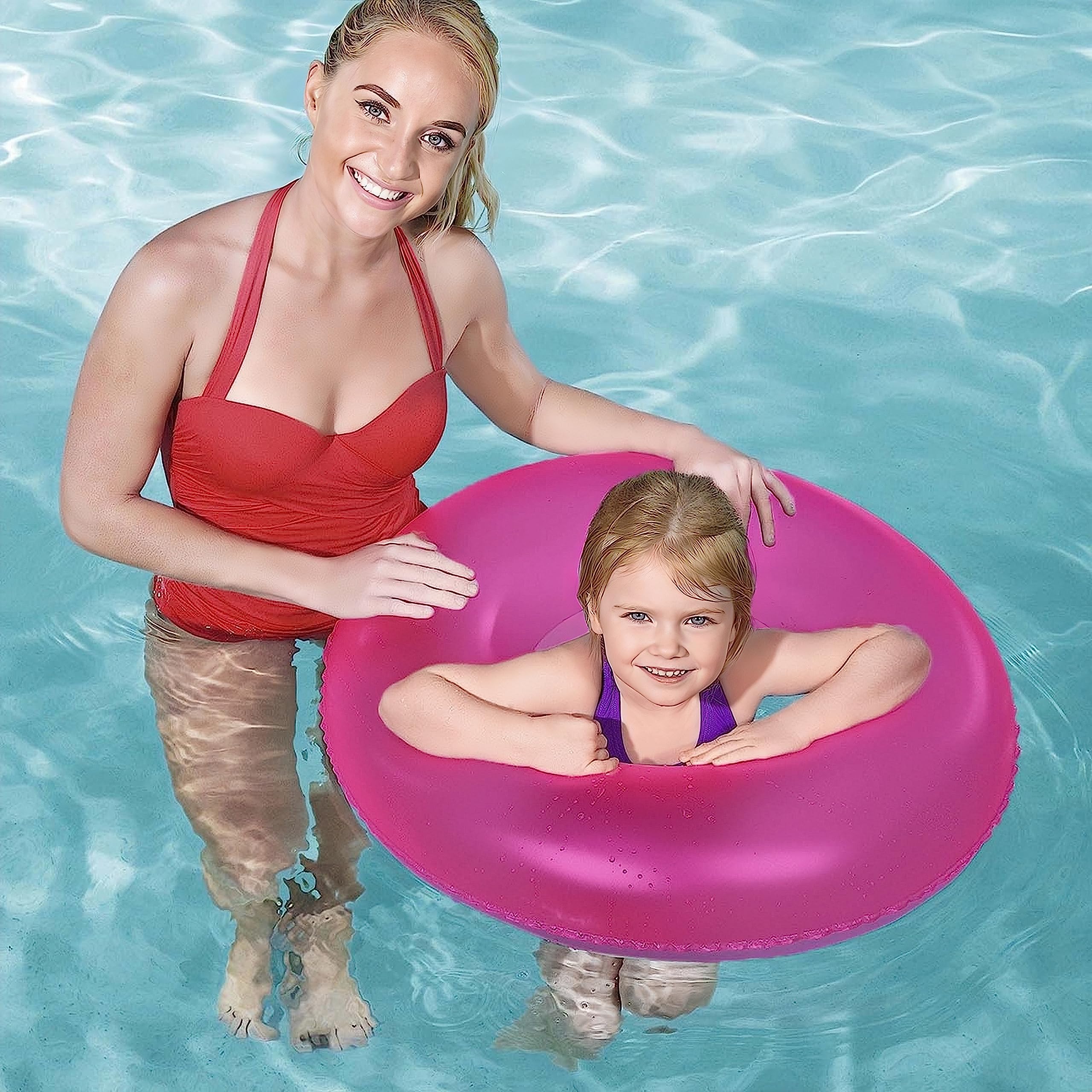 Anillo de natación hinchable para adultos, para piscina