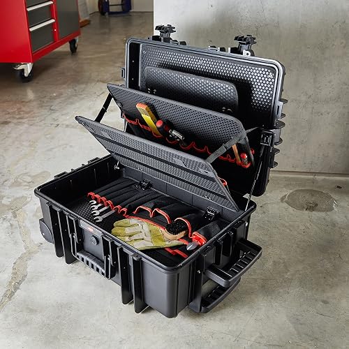 KNIPEX Tool Case Robust45 Move Empty 428 mm, 00 21 37 LE - 2