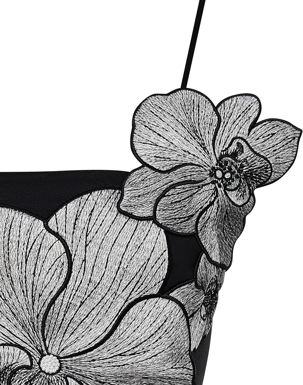 JW PEI Women's Orchid Appliqué Mini Dress - Image 4