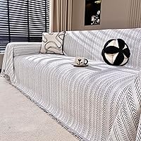 Vista 1 de Nobildonna Funda de felpilla lavable para sofá de 2 plazas, funda protectora de muebles para sala de estar, beige, 71 x 102 pulgadas