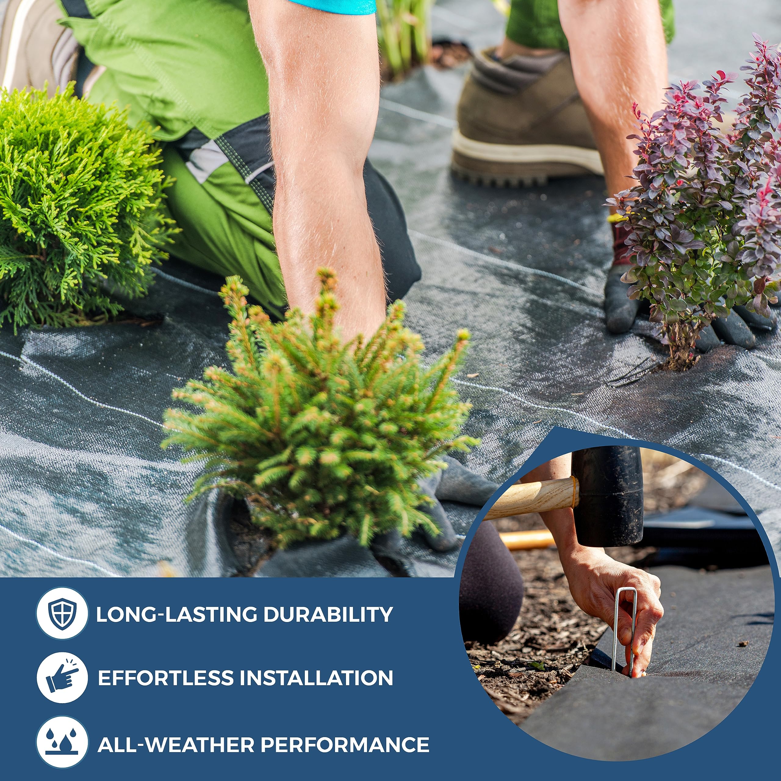 Membrana Anti-erbacce PP Nera 4x10 M | Leroy Merlin - Foto 13