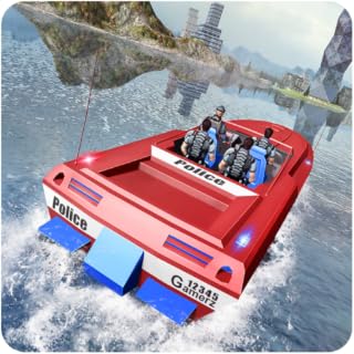 Transportador de Powerboat polícia