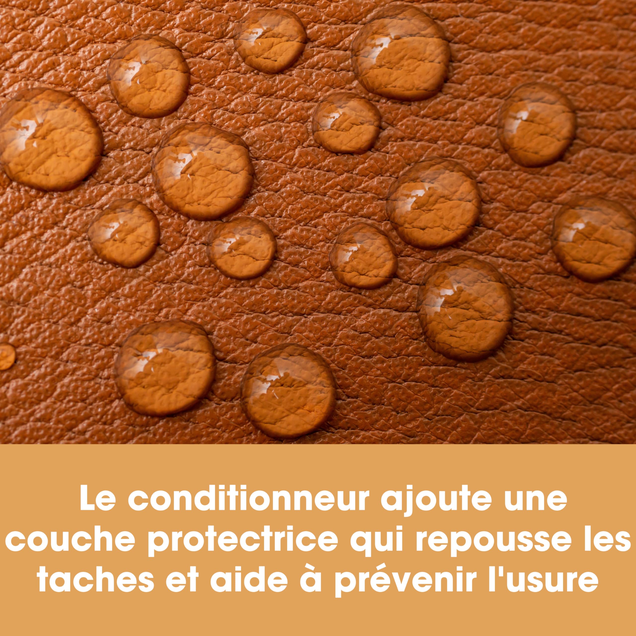 Furniture Clinic Kit d’Entretien Complet du Cuir Nettoyant Cuir & Crème Protectrice Cuir pour Canapés, Sièges de Voiture | Nettoyant Cuir Ultra 500 ML & Conditionneur Cuir 500 ML, Éponges