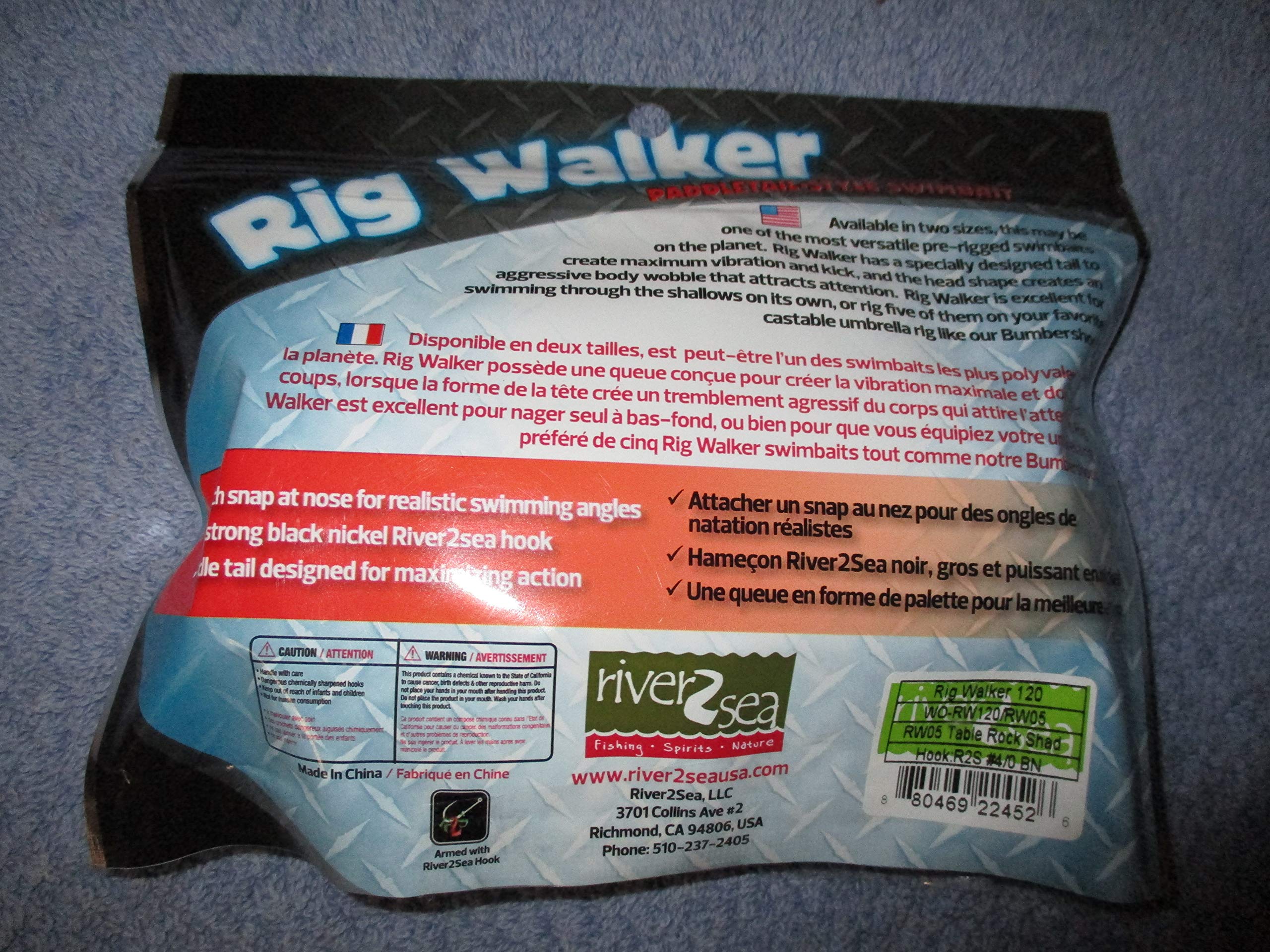 River2Sea Rig Walker 120 - Table Rock Shad