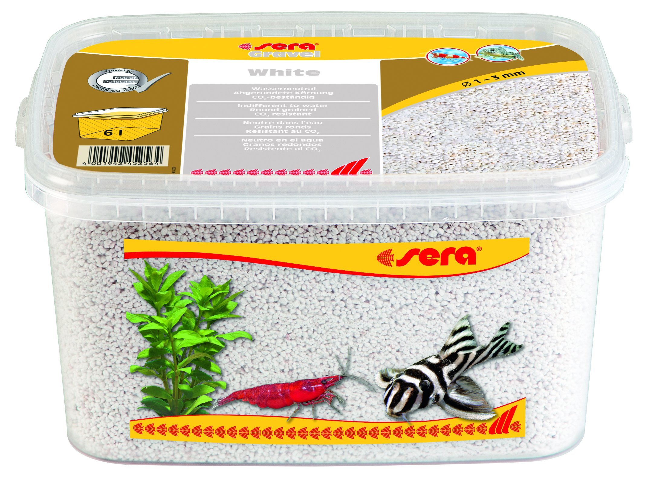sera Gravel White Ø 1-3mm 6L
