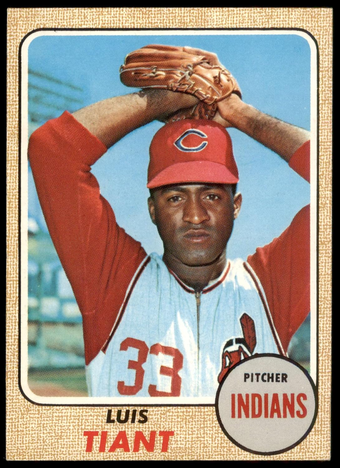 1968 Topps #532 Luis Tiant Cleveland Indians (Baseball Card) EX/MT Indians