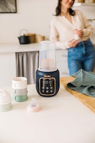 Miniatura 5 de BEABA - Calentador de biberones de leche múltiple 5 en 1 y calentador de alimentos para bebés, calentador de leche materna para bebé, diseño