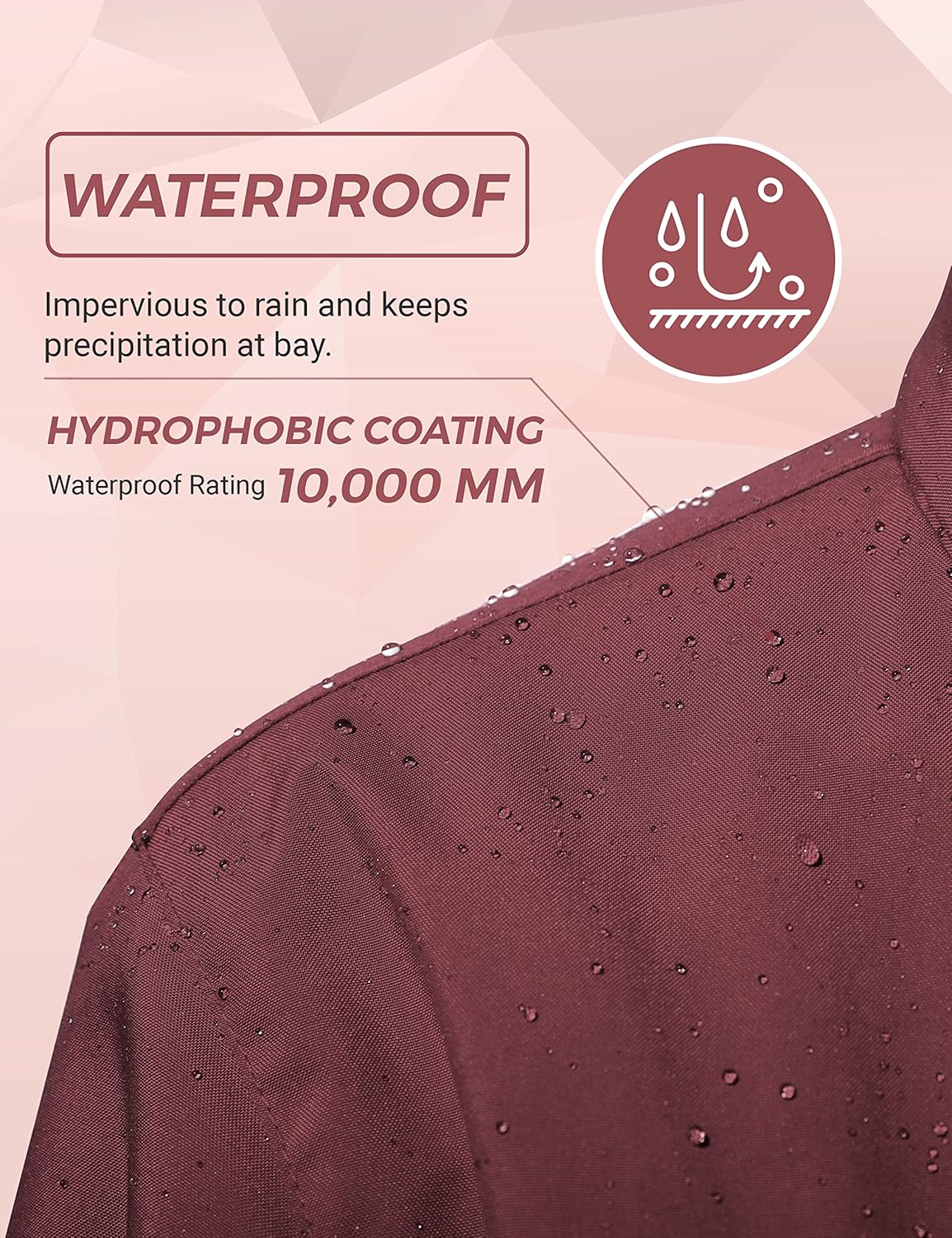 Wantdo Women's Mountain Waterproof Ski Jacket Windproof Rain Jacket Winter Warm Hooded Coat : Clothing, Shoes & Jewelry