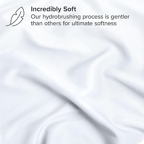 Miniatura 3 de Bare Home Juego de sábanas de punto elástico de microfibra de alta calidad, sábanas elásticas en 4 direcciones, sábana bajera elástica, sábana