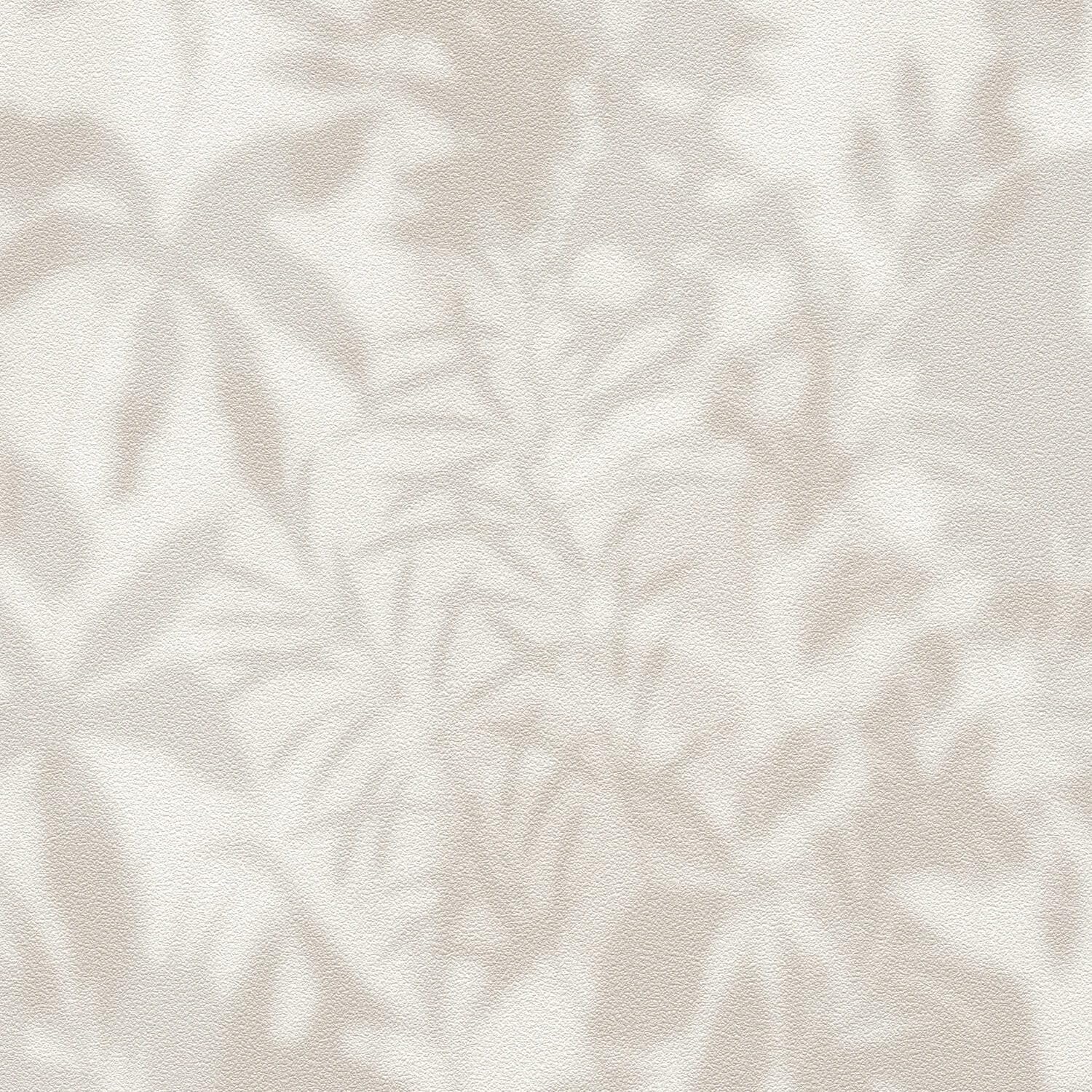 Papel pintado palmeras Profhome de alta calidad en diseño no tejido gris beige