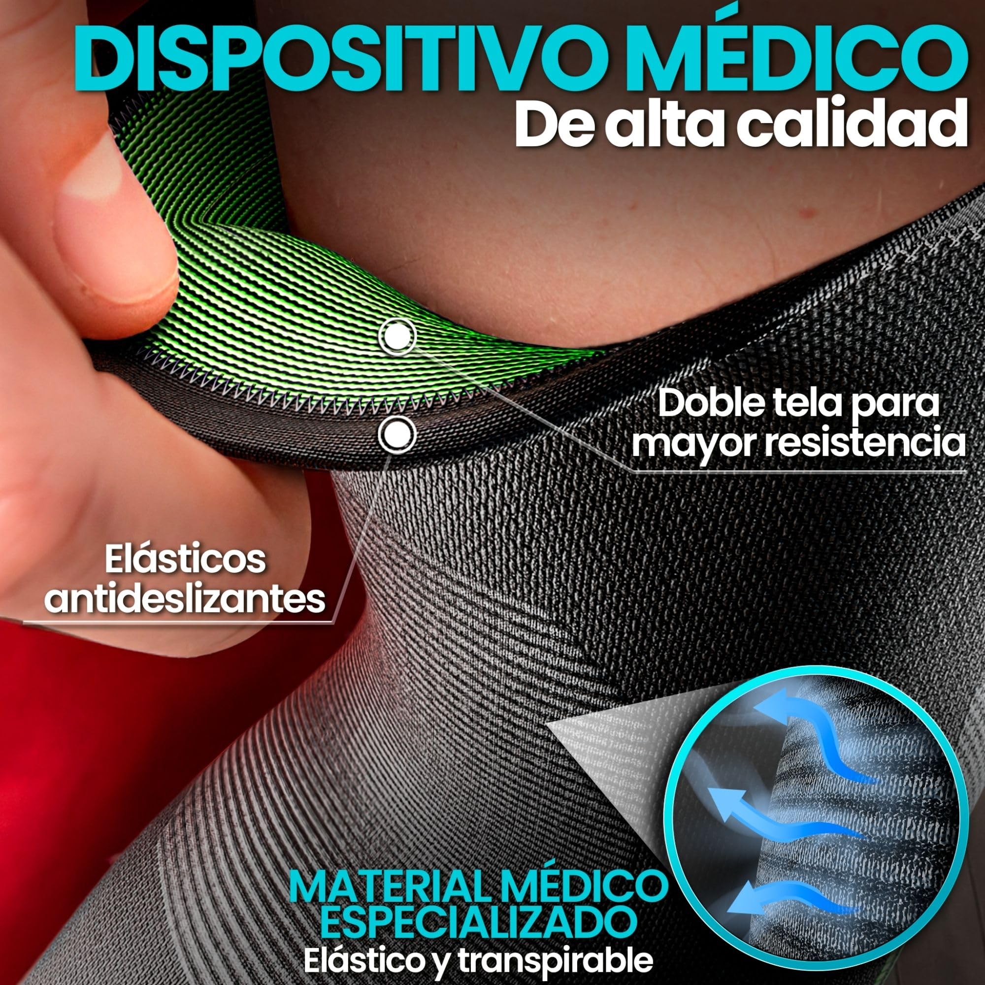 NativoDex Codera de Compresión para Epicondilitis y Tendinitis | Manga para Codo de Tenista y Golfista | Soporte Articular para el Día a Día, Tenis y Pádel | Hombre y Mujer