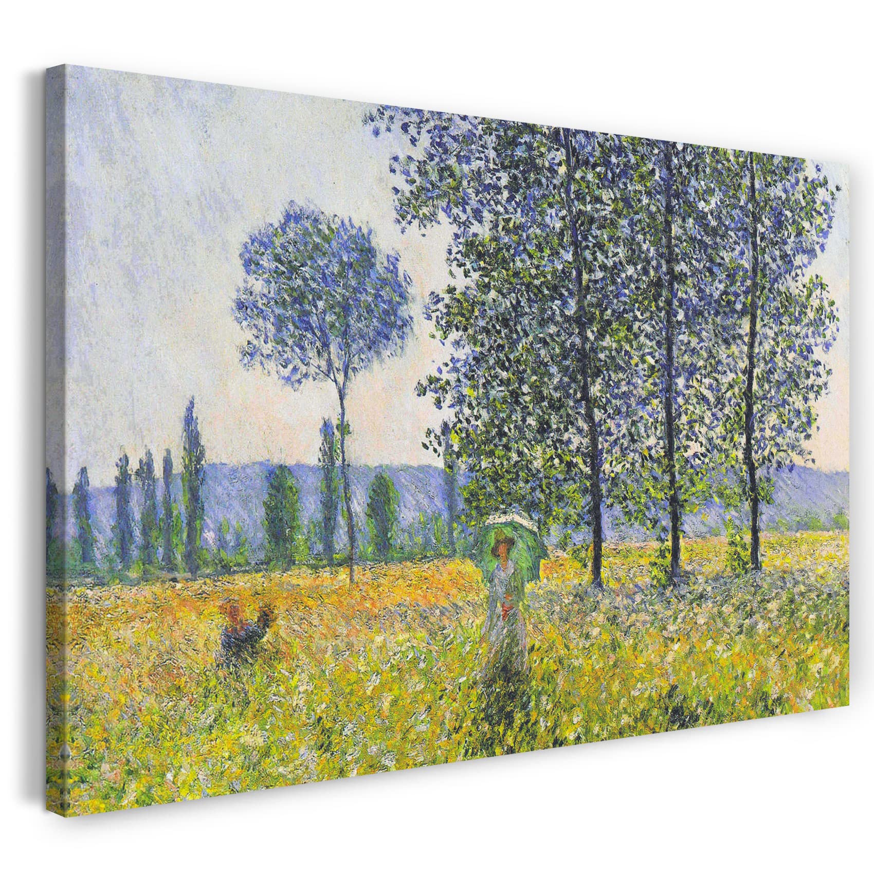 Płótno (100x70cm): Claude Monet - Topole w słońcu