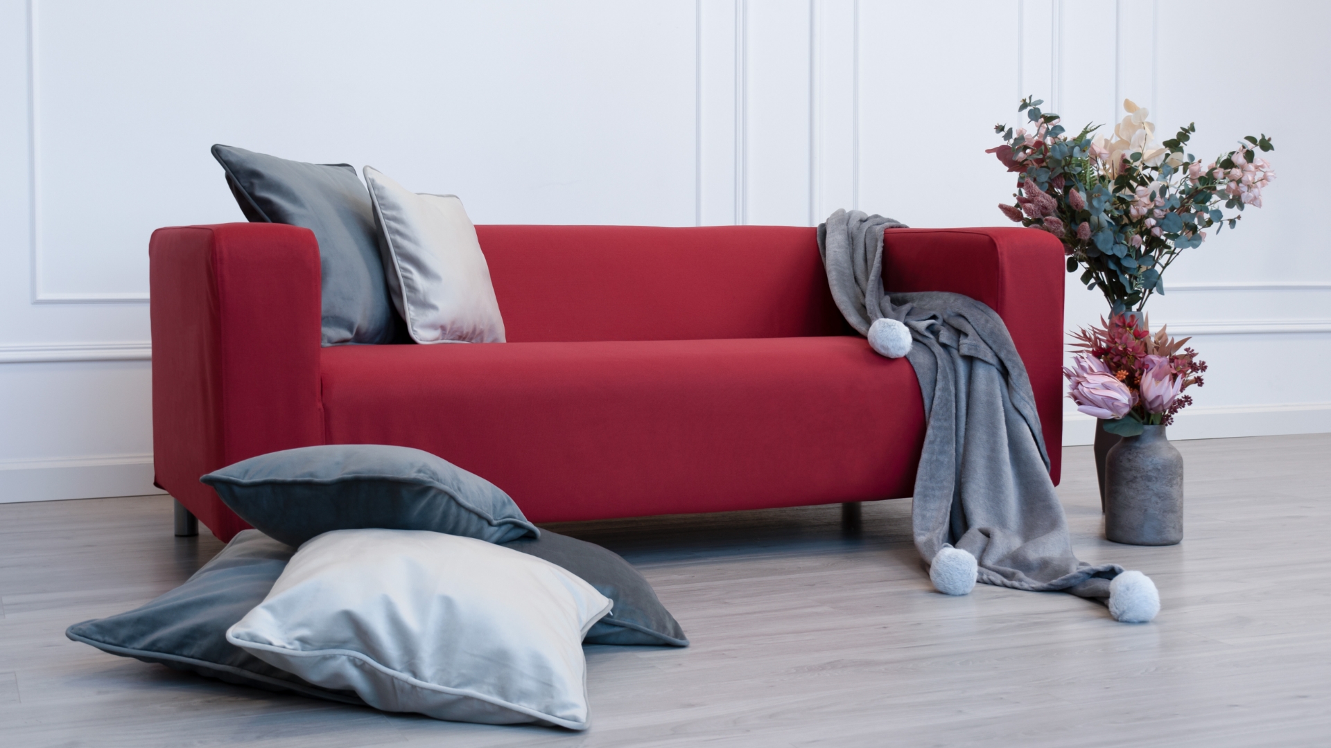 IKEA KLIPPAN ソファカバー　赤 Amazon.com: MASTERS OF COVERS Klippan Loveseat Slipcover for