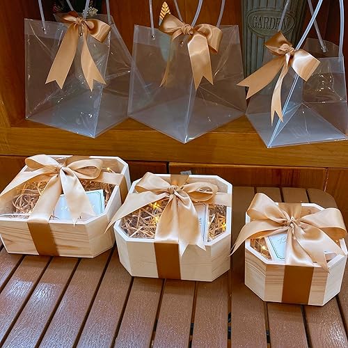 Miniatura 3 de KSRIGHT Cinta de satén dorado de doble cara de 1 pulgada (1.0in de ancho) 25 yardas para envolver regalos, decoración de bodas, hacer lazos, coser,