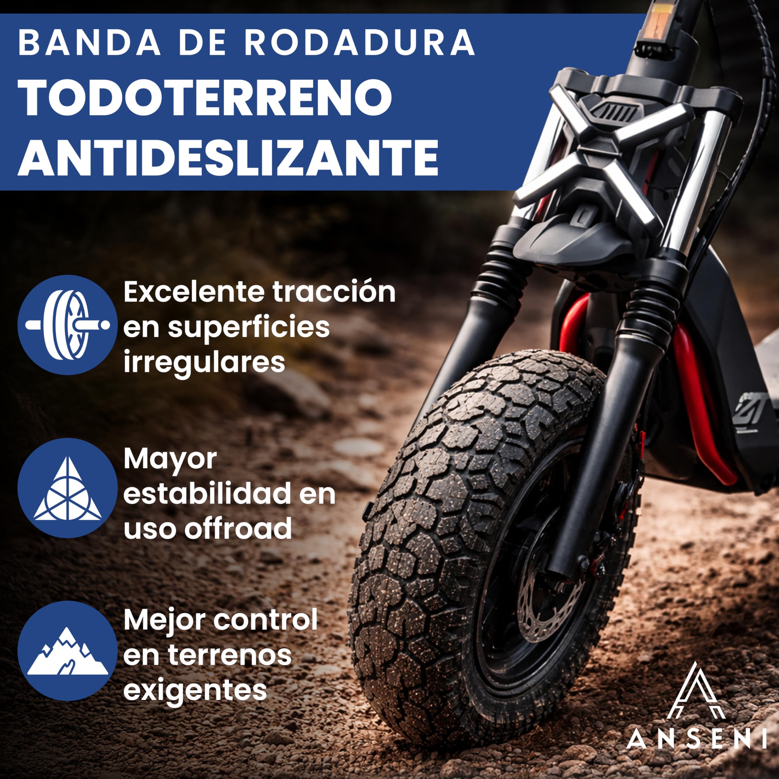 ANSENI Ruota copertura 70/60-7.5, pneumatico 11 pollici compatibile con monopattino elettrico Segway Ninebot ZT3 / ZT3 PRO / ZT3 PROE (1 ruota)