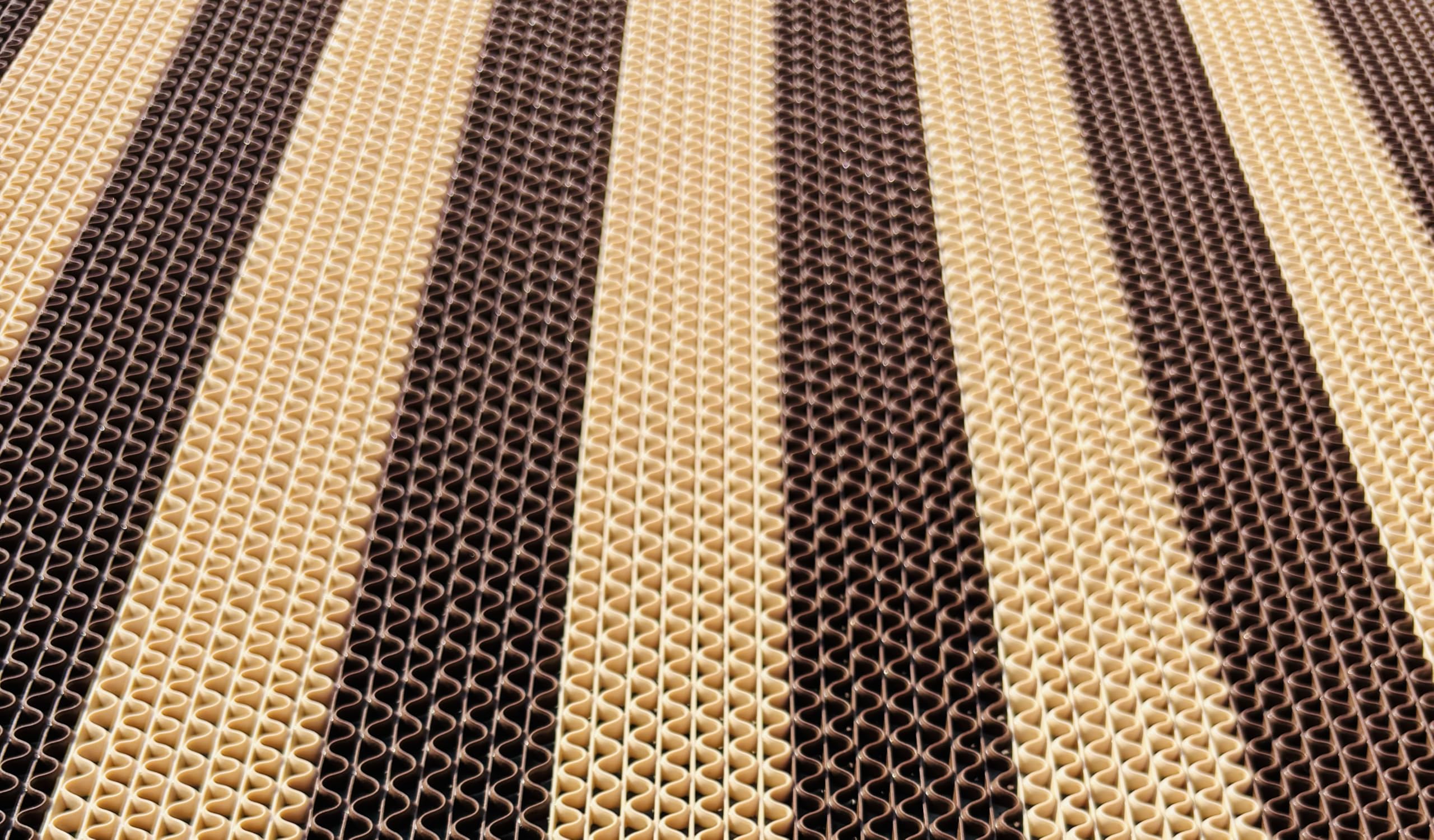 CURSHEET HOMZ Jali Doormat, Beige, 2x3 ft, Anti-Skid, Waterproof, Non-Slip, Reversible, Lightweight, High Pile, Needle Punched, Ideal for Home, Kitchen, Bathroom, Outdoor, Office - Image 3 thumbnail