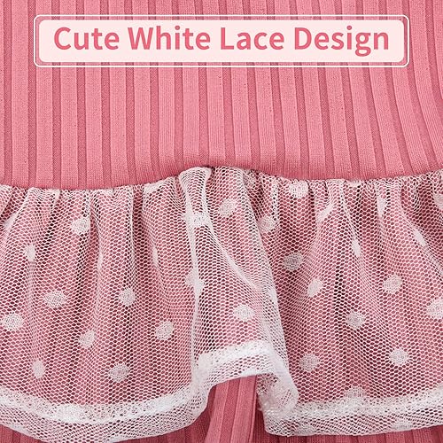 Miniatura 9 de JoyDaog 2 vestidos de verano para perros medianos, disfraces de fiesta de cumpleaños para perros, falda de cachorro, camisa para mascotas para boda,