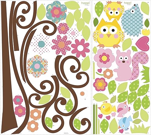 Miniatura 2 de RoomMates - Adhesivo decorativo para pared, diseño de árbol de pergamino