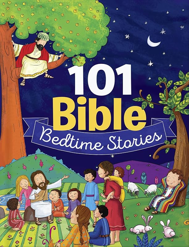 101 cuentos bíblicos para la hora de acostarse: Libro de cuentos bíblicos para niños con cuentos cortos para la lectura familiar y devocionales diarios