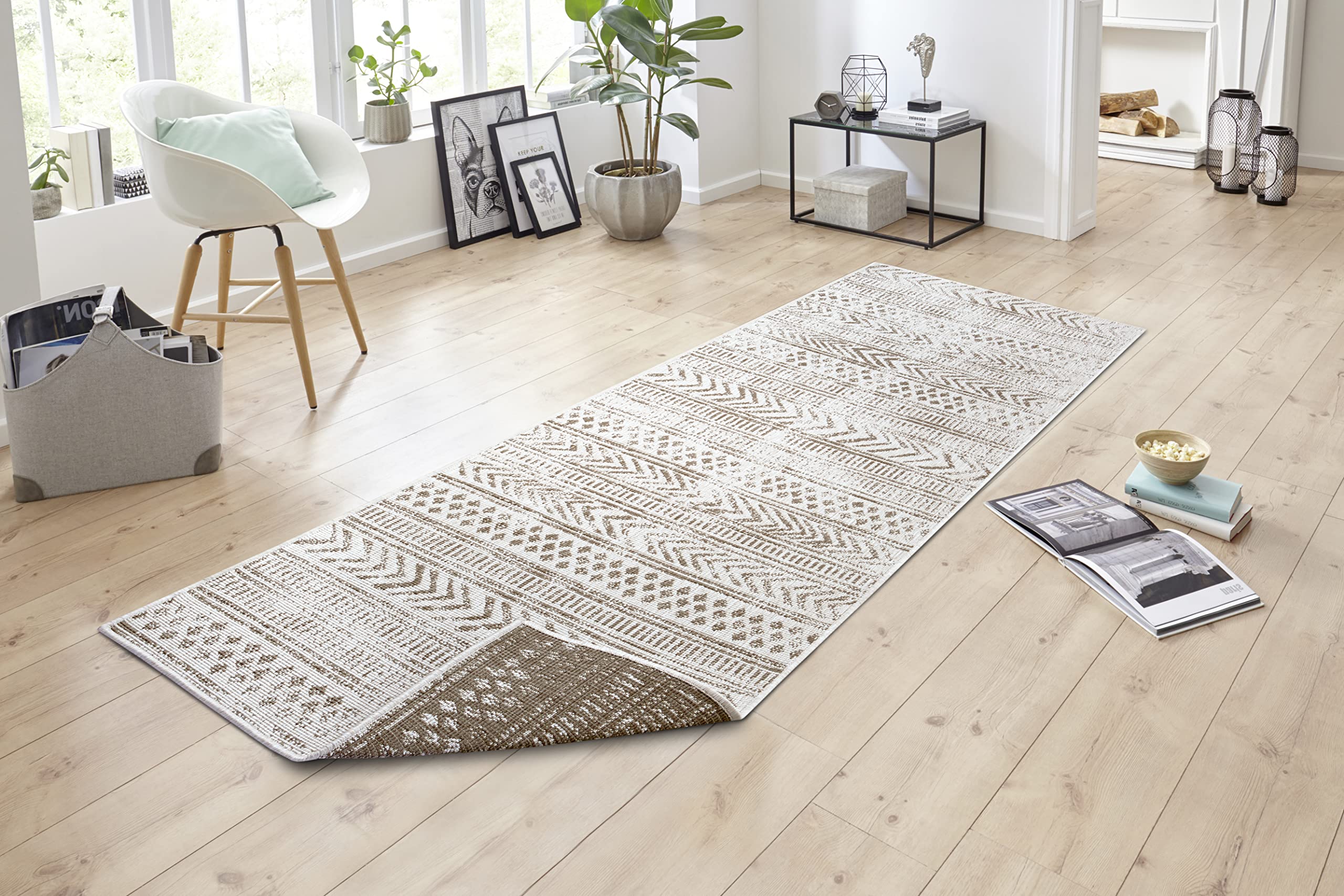 NORTHRUGS Biri Tapijt Voor Binnen En Buiten, Omkeerbaar Tapijt Weerbestendig Boho Stijl Vintage Design Loper Balkon Terras Tuin Serre Woonkamertapijt Waterdicht In Groen Creme 120 X 2856366158 NORTHRUGS Biri Tapijt Voor Binnen En Buiten, Omkeerbaar Tapijt Weerbestendig Boho Stijl Vintage Design Loper Balkon Terras Tuin Serre Woonkamertapijt Waterdicht In Groen Creme 120 X 2856366158
