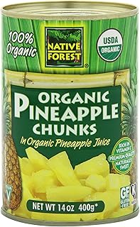 Native Forest Pineapple Organic Chunks, 14-Ounce (Pack of 6)
