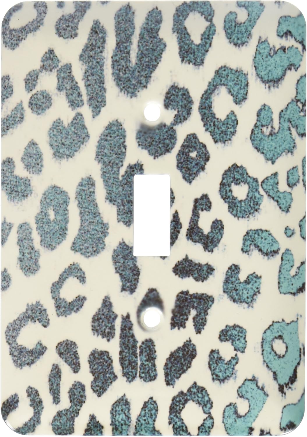 3dRose lsp_30862_6 Teal Green Jewel Leopard Print Animal Prints Fashion 2 Plug Outlet Cover