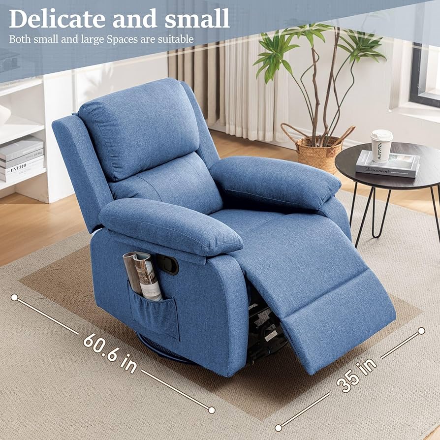 MAKOさんcrinkle crinkle crinklesheer boler Amazon.com: Korser Recliner Chair, 360 Swivel Rocker Chair