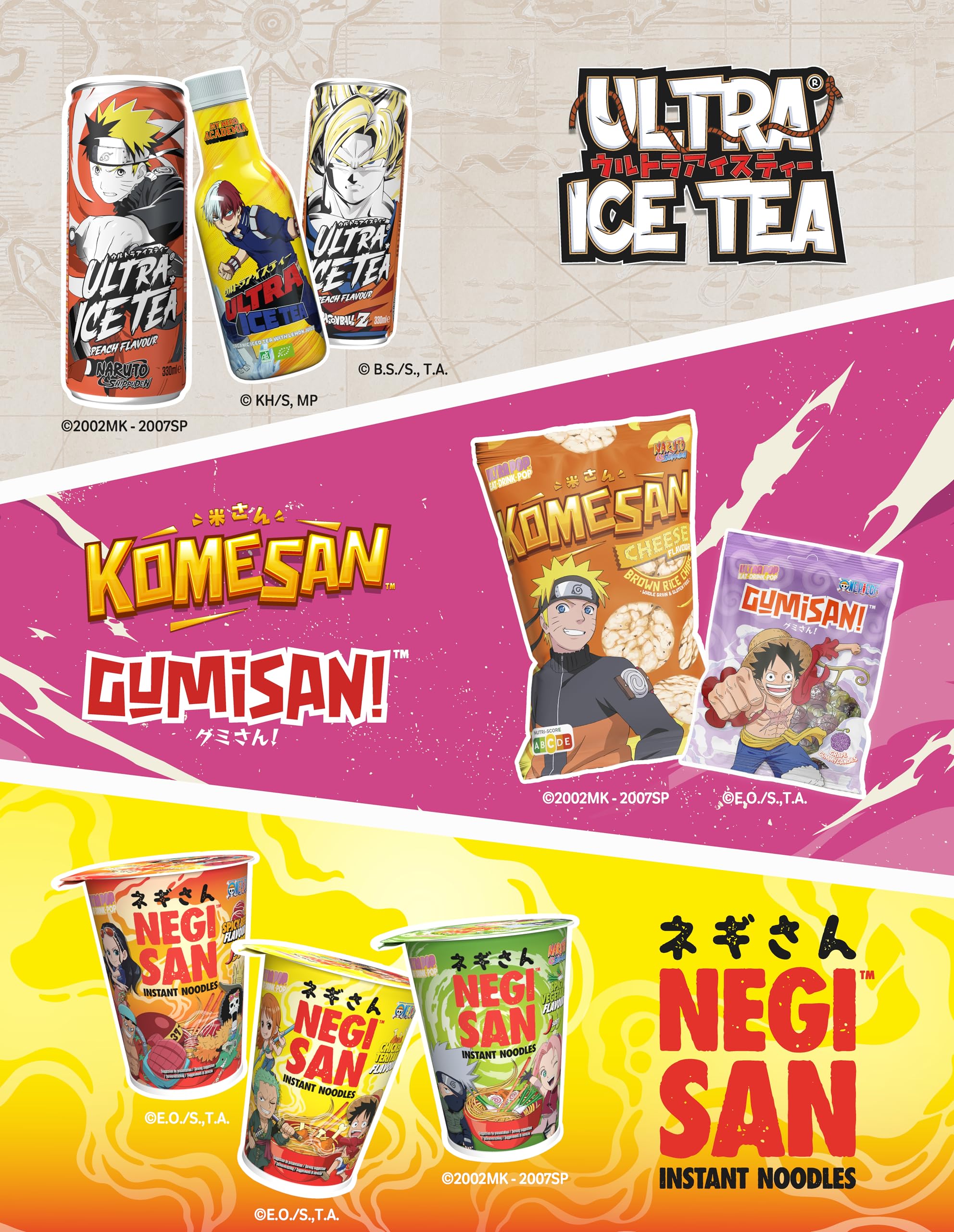Té helado ecológico, One Piece Luffy - 500 ml