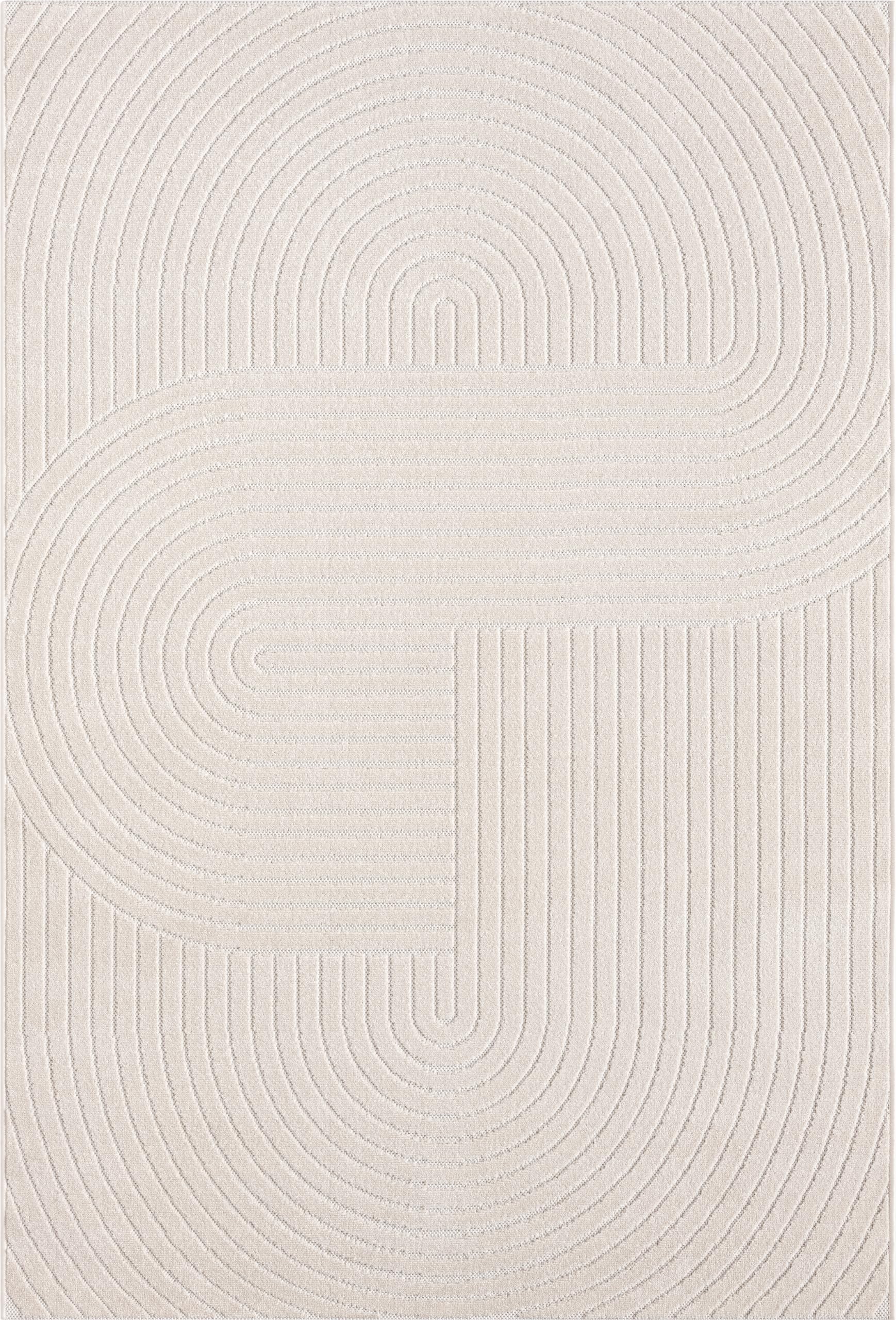 Mia's Dywan Zoey – wysokiej jakości dywan do salonu, sypialni, kremowy, 240 x 340 cm, z polipropylenu