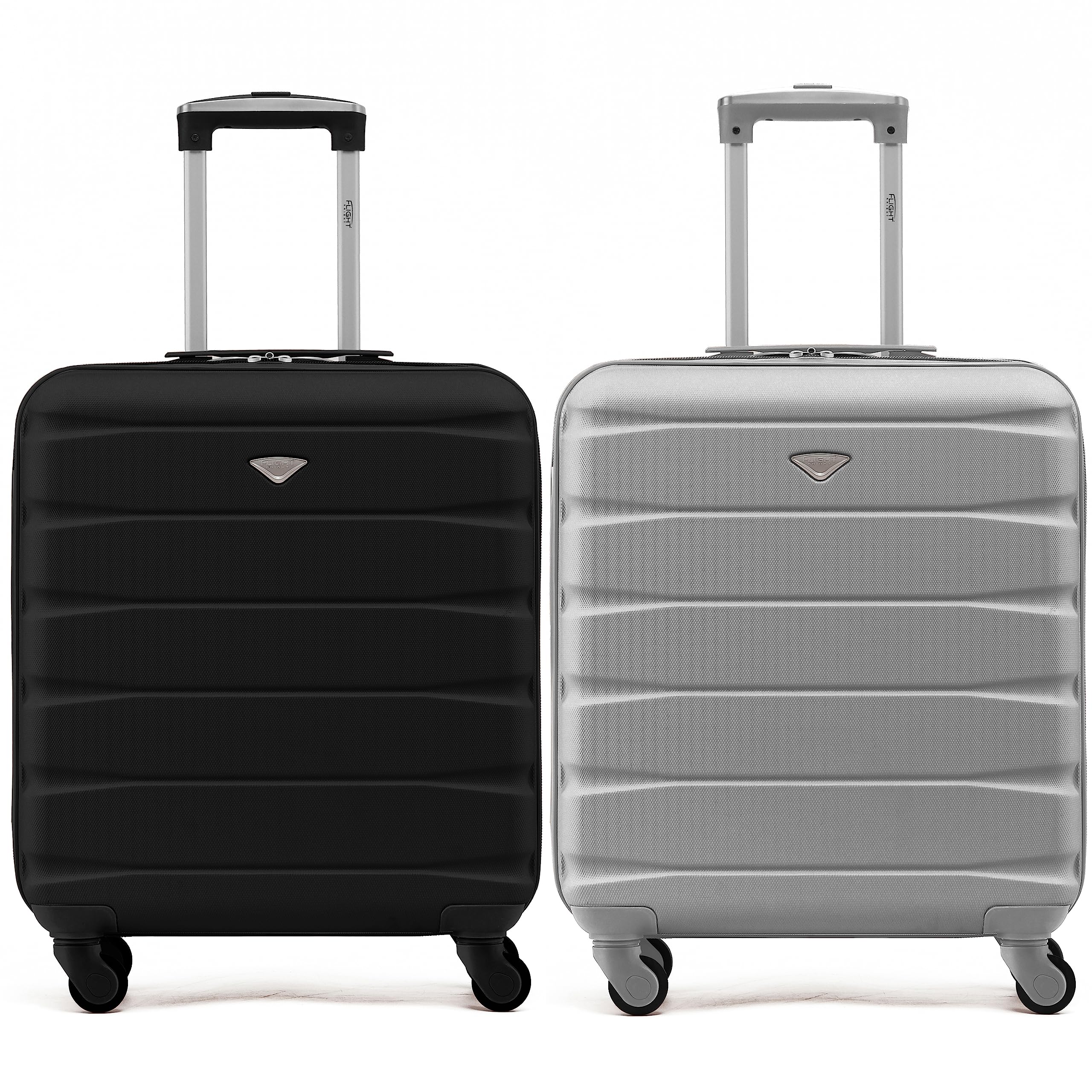 Flight Knight Suitcase Set of 2 Lightweight 4 Wheel ABS Hard Case Cabin Carry On Hand Luggage Approved for Over 100 Airlines Including easyJet, British Airways, Ryanair & Many More 55x35x20cm — view 98