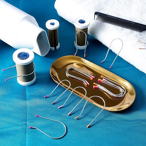 Miniatura 4 de 20 clips de repuesto surtidos para rodillos calientes, se adapta a la mayoría de los tamaños de rulos (L)