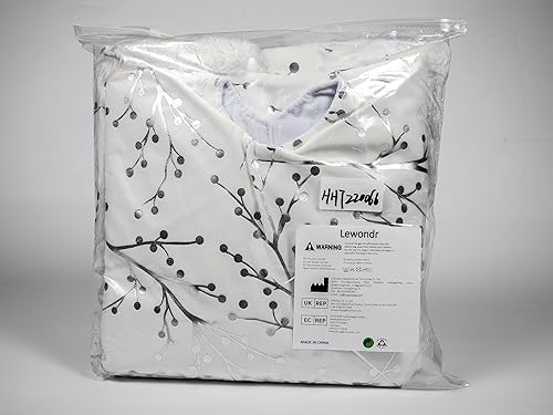 Miniatura 8 de Falda de árbol de Navidad de 48 pulgadas, falda de árbol de felpa blanca con estampado en caliente para decoración de árbol de Navidad, fiesta de