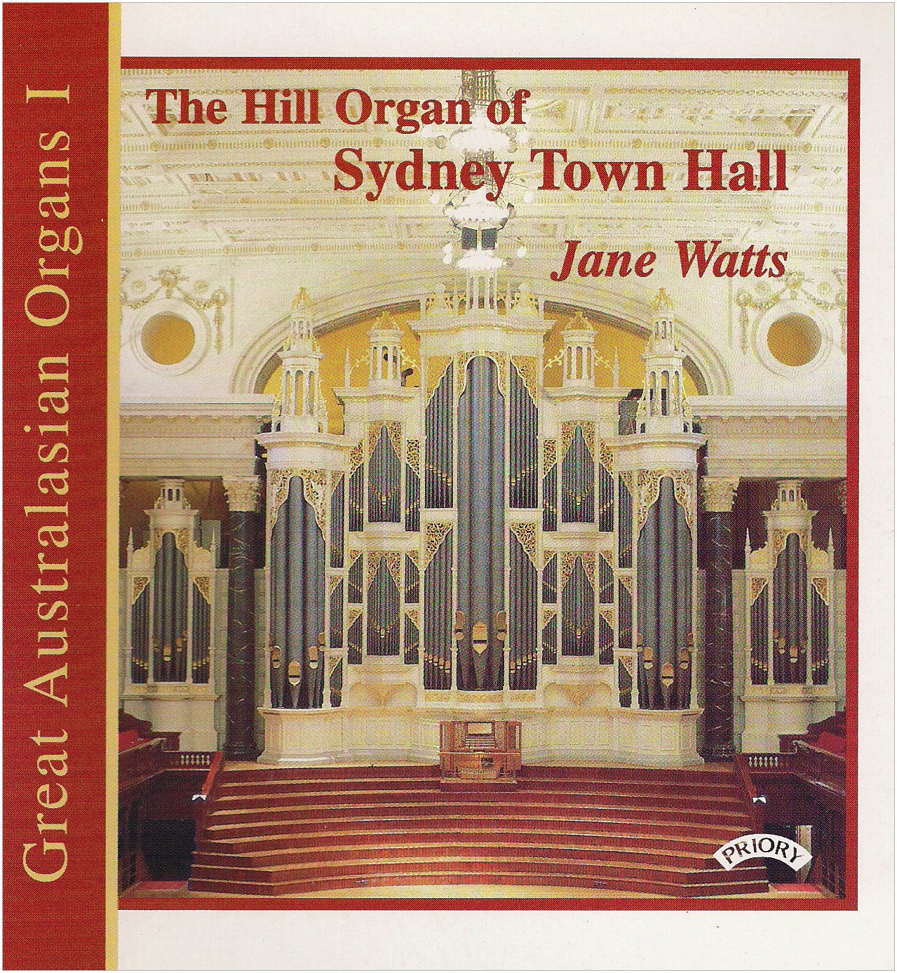 Jane Watts : Great Australasian Organs (2000) CD  - MINT [B4A]