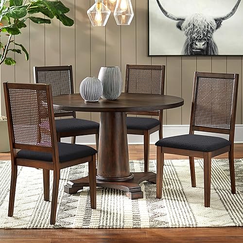 Miniatura 7 de YISUN Fundas de Asiento para Silla Set de 6, Fundas para Comedor Impermeables, Fundas de Asiento de Jacquard Elásticas Extraíbles y Lavables para