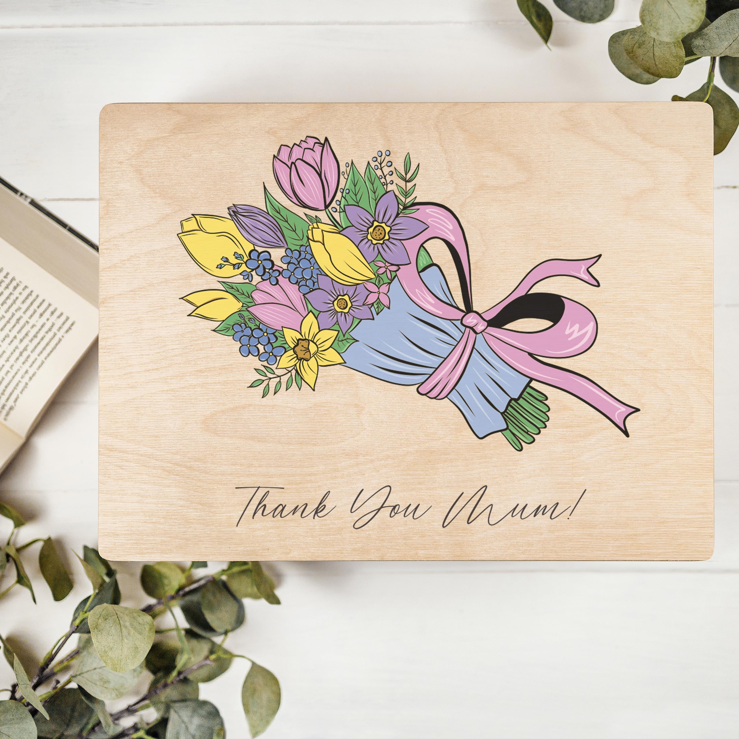 Creative Deco Namenstag Erinnerungsbox Holzkiste Personalisiert 40x30x24cm