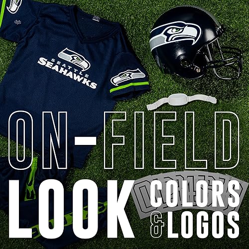 Miniatura 115 de Franklin Sports - Conjunto de uniforme de la NFL para niños y niñas; uniforme de fútbol americano juvenil, incluye casco, camiseta y pantalones