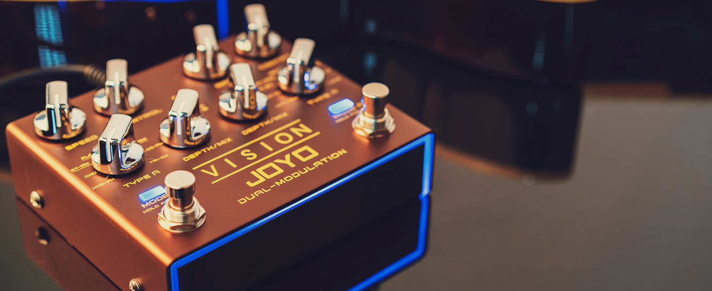 Amazon.com: JOYO Dual-Channel Modulation Guitar Pedal, 18 Effects