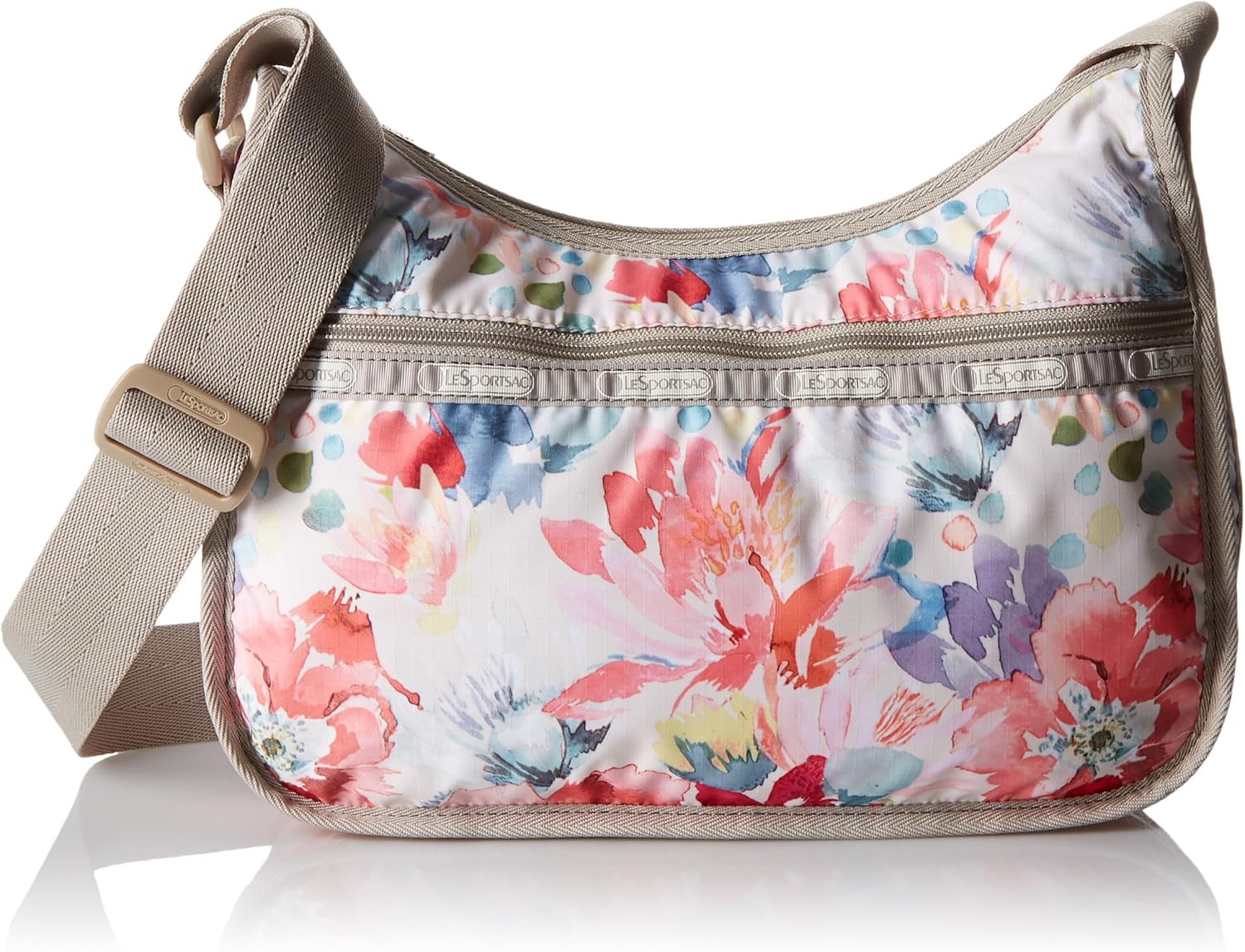 Amazon.com: Lesportsac Classic Hobo Handbag, Waterlily Garden : Clothing,  Shoes & Jewelry