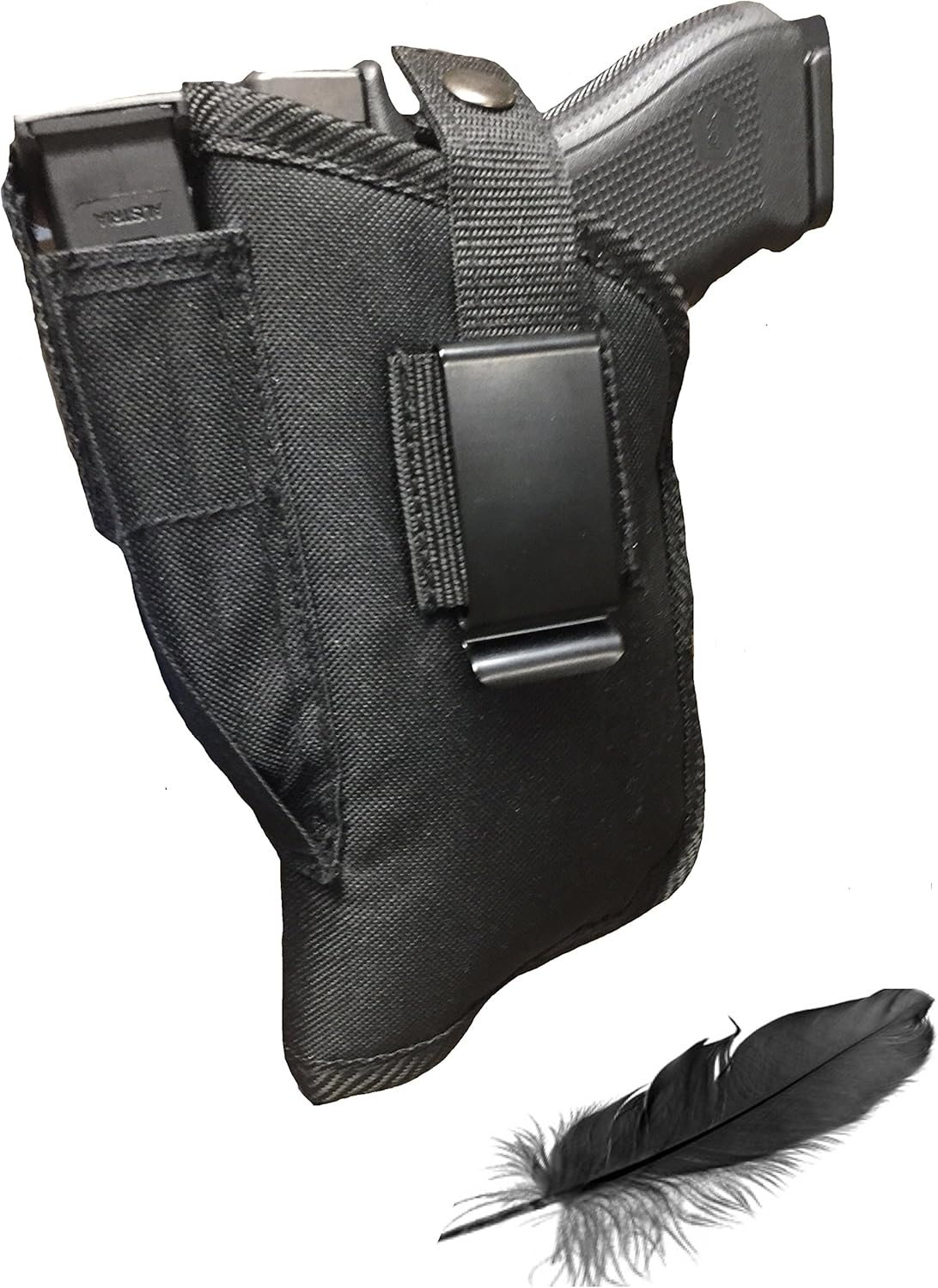 Fits Walther PPQ and PPX with Laser. Soft Nylon Inside or Outside The Pants Gun Holster.