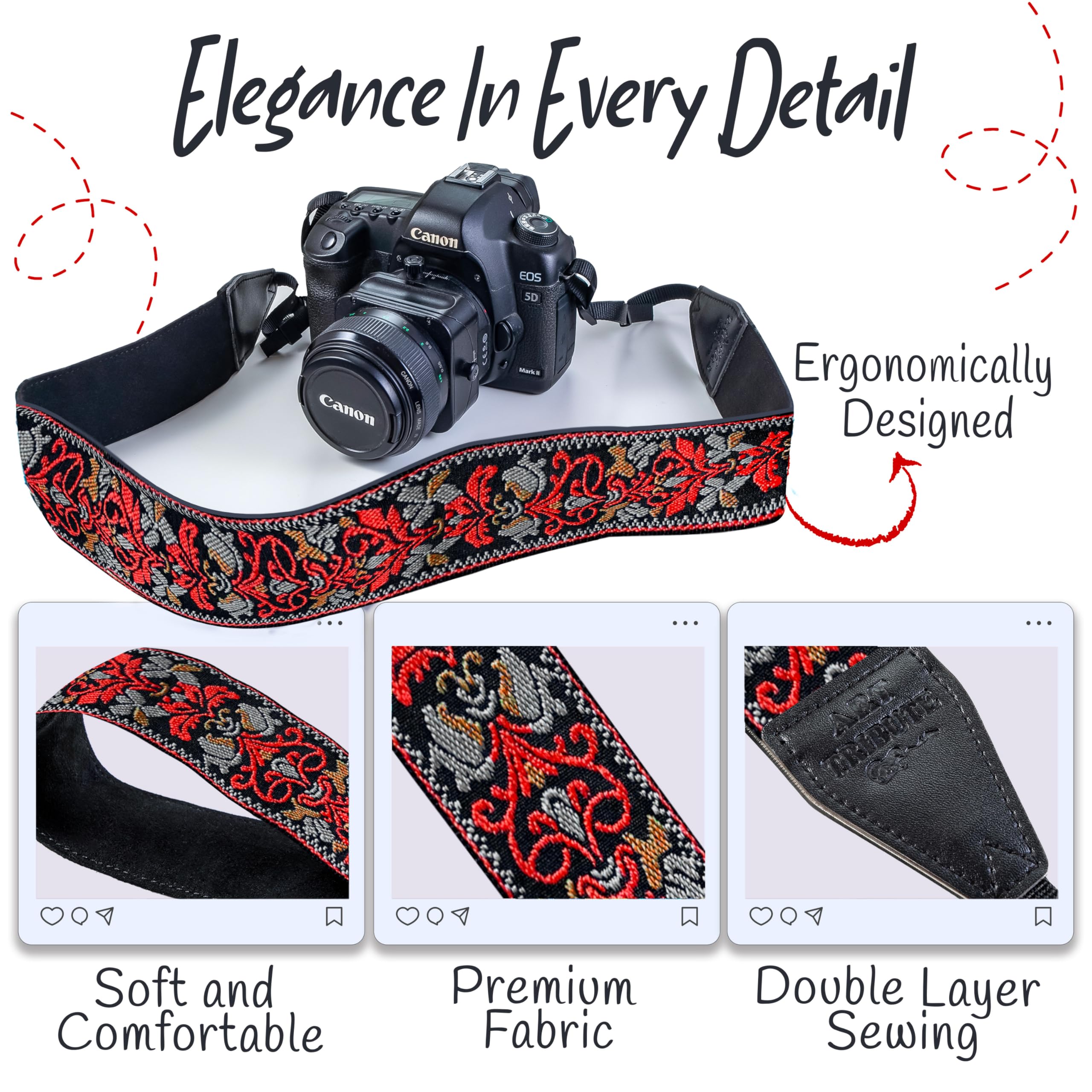 Canon EOS DIGITAL for professional ストラップ Canon EOS Digital Camera Strap-NEW! | eBay