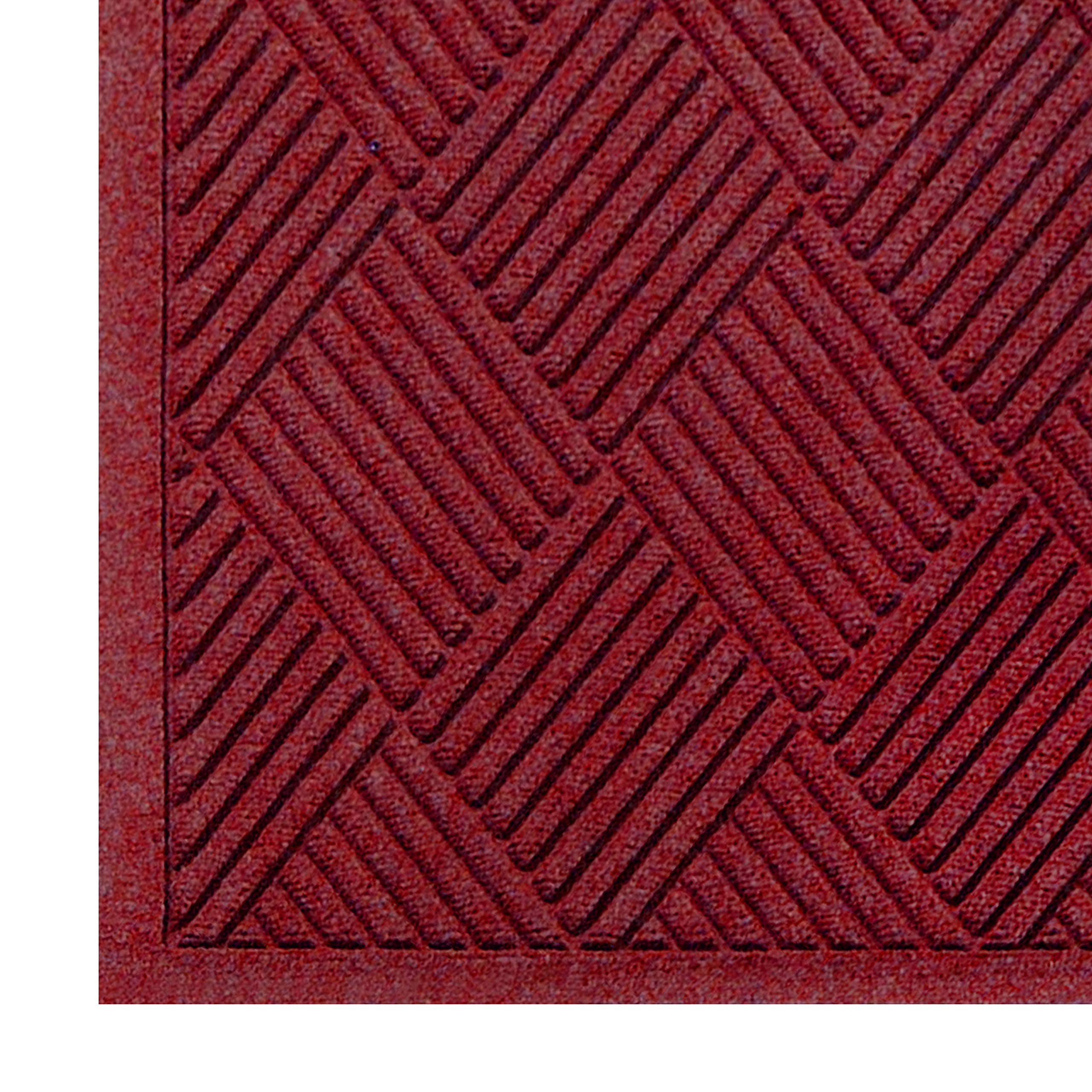 M+A Matting WaterHog Fashion Diamond-Pattern Commercial Grade Entrance Mat, Indoor/Outdoor Medium Brown Floor Mat 3' Length x 2' Width, Medium Grey — view 4
