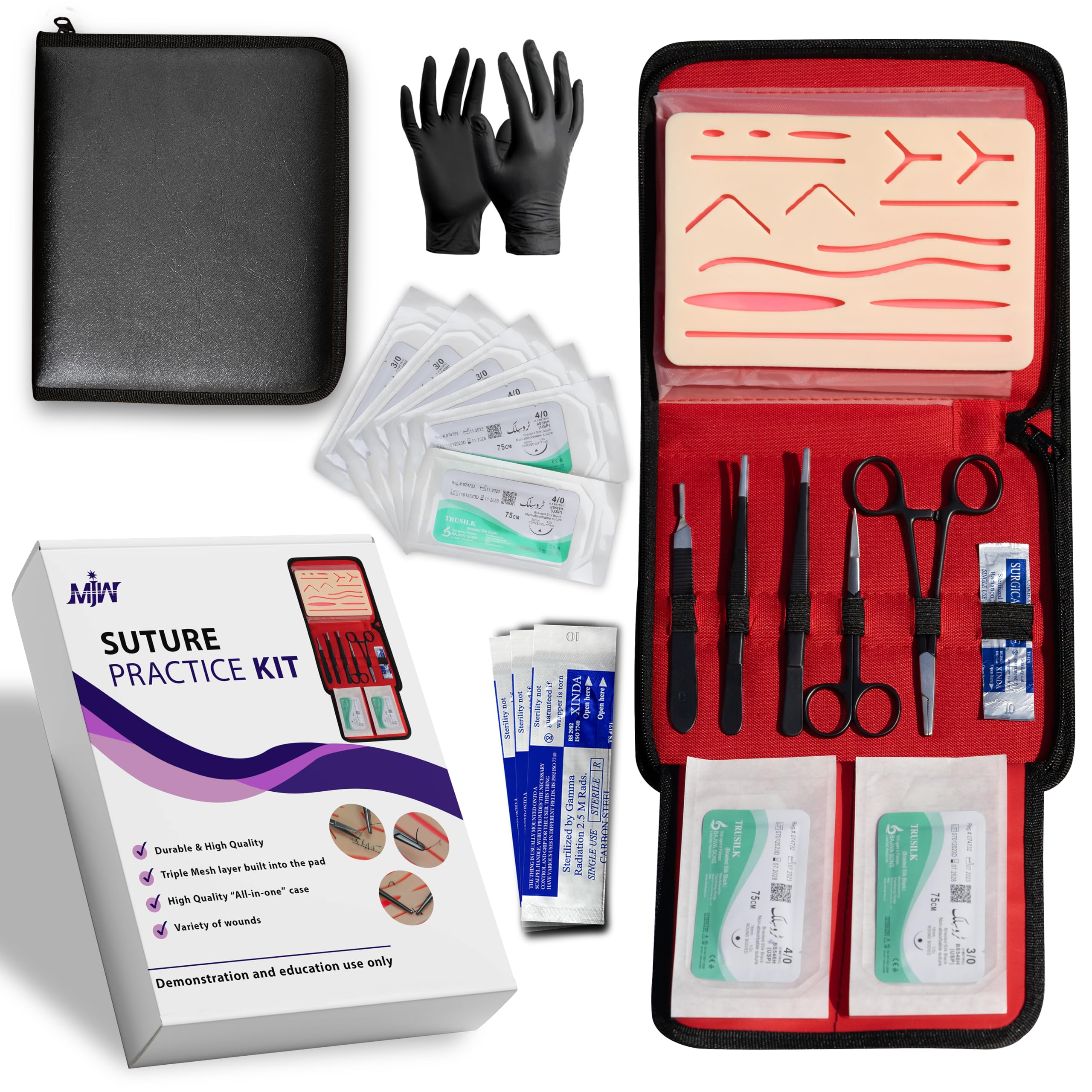 Skin Operate Pad K di addestramento per sutura chirurgica K di pratica per sutura di anatomia accessori per traumi per studenti di medicina  66