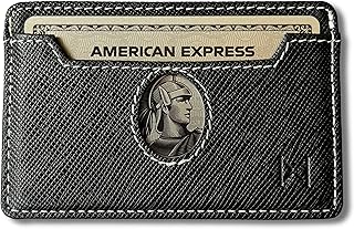 Minimalist Wallet for Men Small Wallets for Women Slim Mini Credit Card Holder Graduation Gift Box Idea for Him or Her Unisex 2 Card Sleeve Compatible with American Express Amex Platinum, Black, Mini Minimalist Small Slim Thin, Mini Minimalist Small Slim Thin