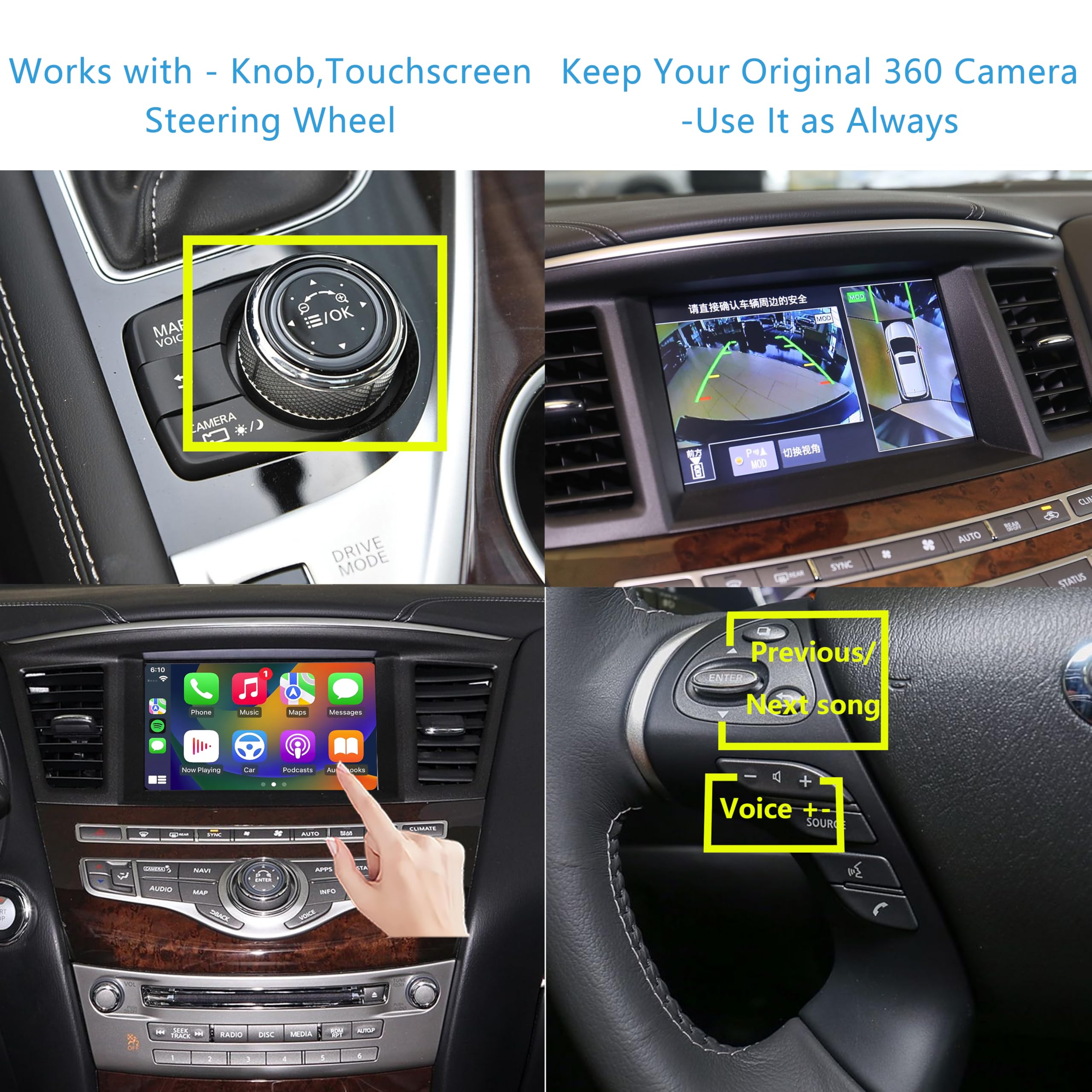 Amazon.com: CARAMCO Wireless CarPlay & Android Auto Module
