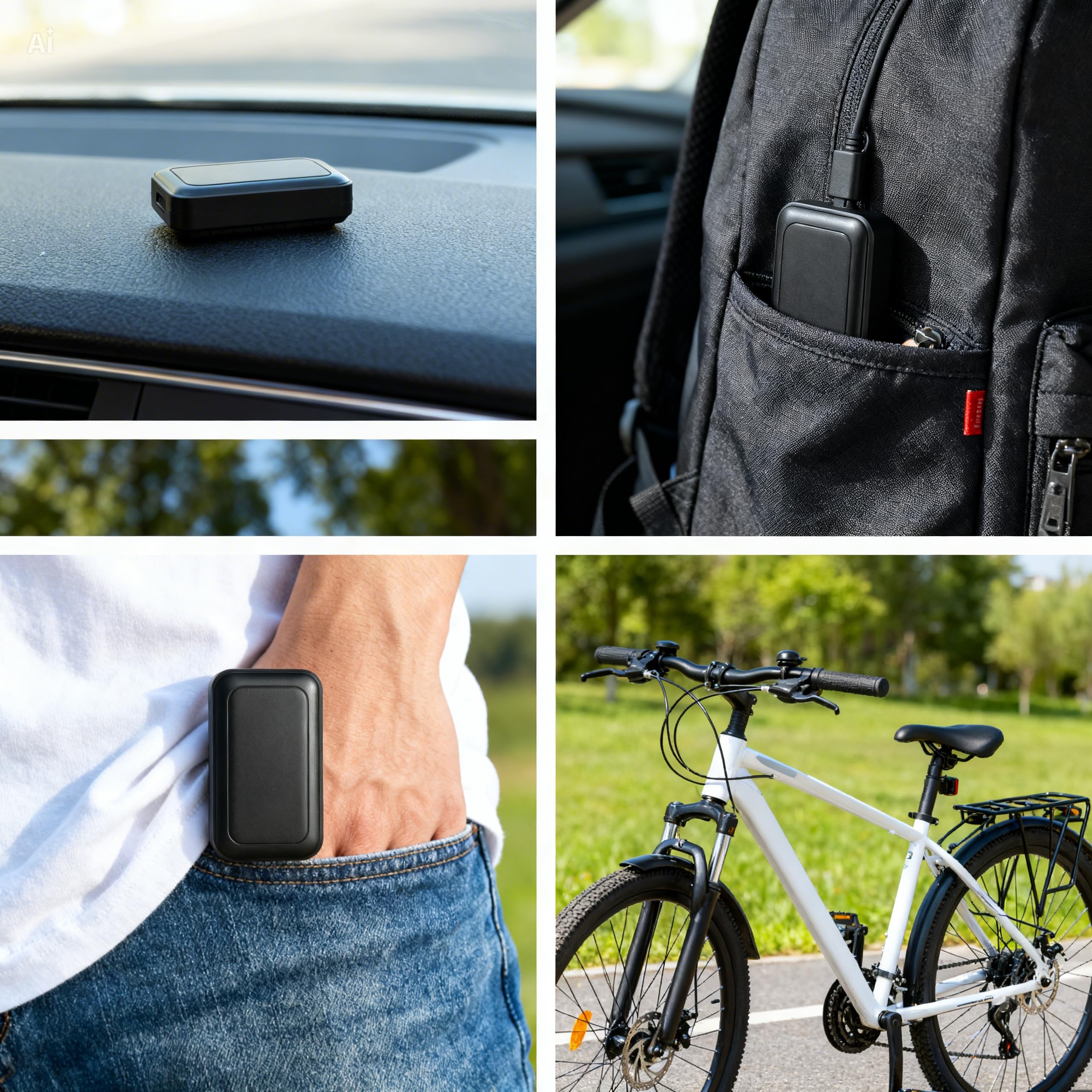 Localizzatore GPS 2G con Microfono Ambientale e Ascolto Remoto – Dispositivo di Sicurezza GSM con Chiamata Automatica su Rilevamento Voci, Tracciamento in Tempo Reale, Registrazione Audio su Micro SD