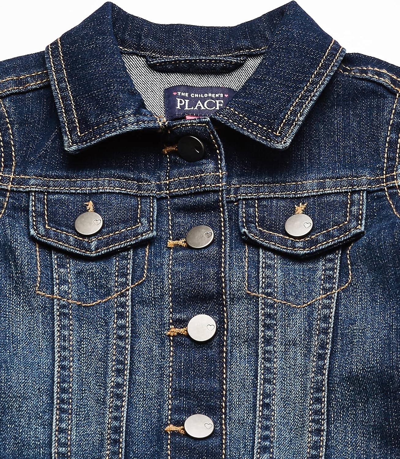 The Children's Place Baby Toddler Girls Basic Denim Jacket 6-9 Months China Blue