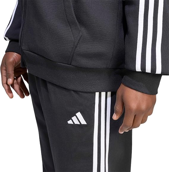 adidas Men's Essentials 3-Stripes Single Jersey Tapered Open Hem Golf Pants