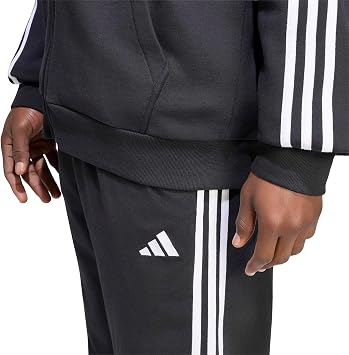 adidas Men's Essentials 3-Stripes Single Jersey Tapered Open Hem Golf Pants
