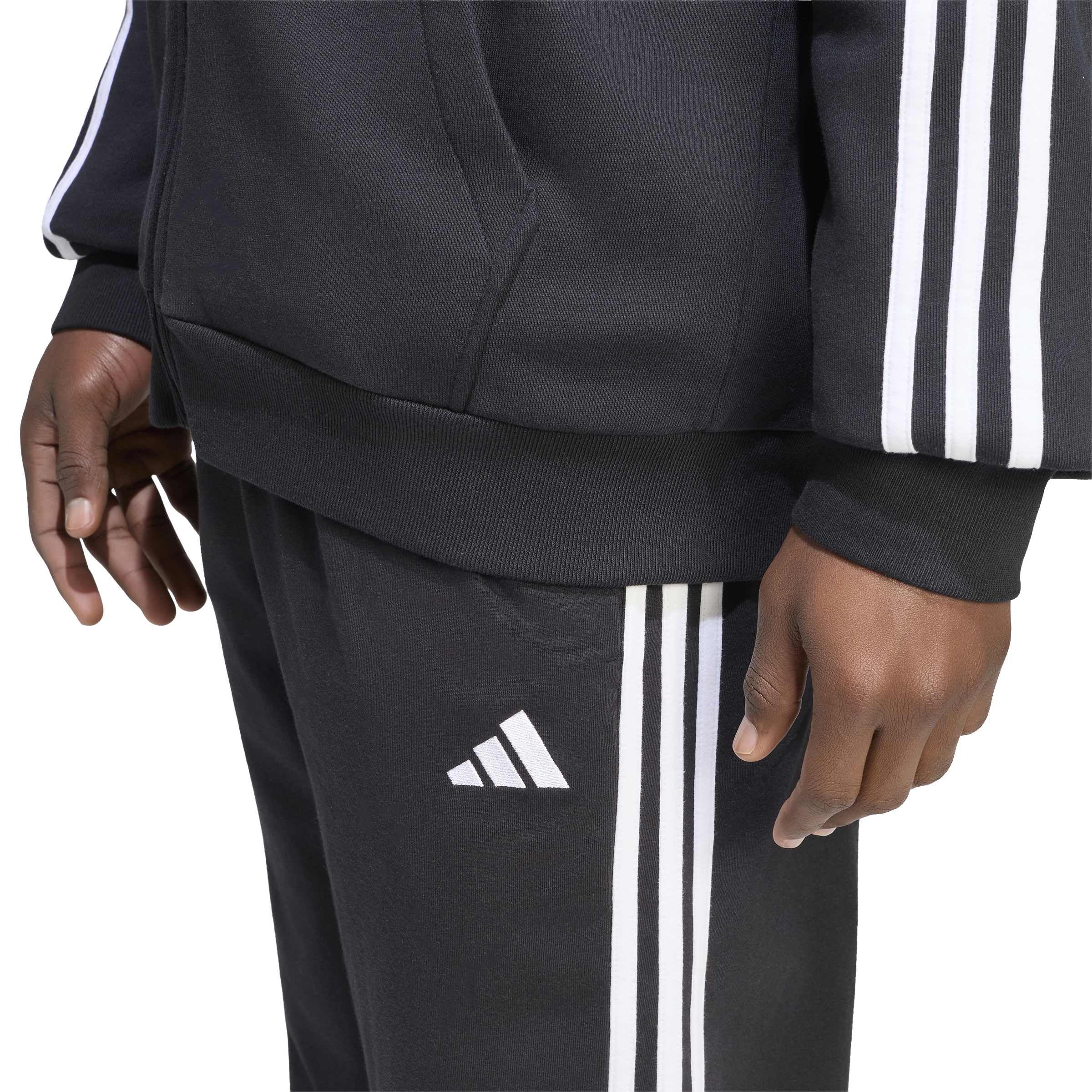 adidas Herren Golfhose Essentials 3-Stripes Single Jersey Tapered Open Hem